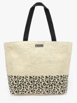 Sac Port� �paule Kailani Papier Les tropeziennes Beige kailani TZ01