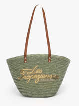Sac Port� �paule Milos Paille Les tropeziennes Jaune milos TZ01