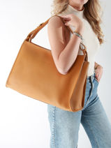 Longchamp Le foulonn� Besaces Marron-vue-porte