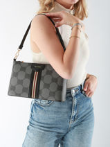 Sac Bandouli�re Signed Miniprix Noir signed DQ851711-vue-porte