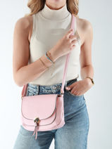 Shoulder Bag Sable Miniprix Pink sable Z83082-vue-porte