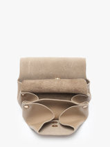 Porte-monnaie La Suite Cuir Paul marius Beige la suite GUSTASUI-vue-porte