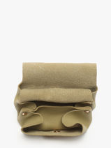 Coin Purse Leather Paul marius Green la suite GUSTASUI-vue-porte