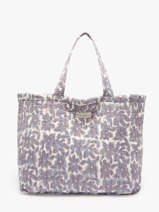 Shoulder Bag Floral Cotton Bindi atelier Blue floral MS