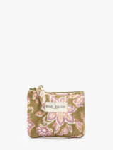 Coin Purse Bindi atelier Green floral PM