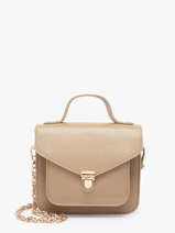 Shoulder Bag La Suite Leather Paul marius Beige la suite GEOX2SUI