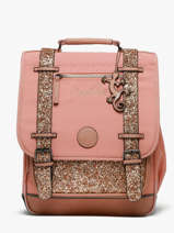 Sac  Dos Vintage Fantasy 2 Compartiments Cameleon Rose vintage fantasy SD39