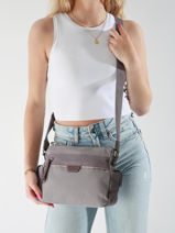 Shoulder Bag Kaya Hexagona Violet kaya 5920187-vue-porte