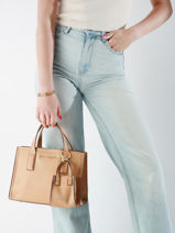 Handbag Samantha Valentino Beige samantha VBS8YA04-vue-porte