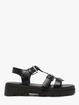 Sandals Teresa In Leather Nuyou Black women 37121