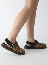 Mules Jorge Iii En Cuir Dr martens Noir women 41088200-vue-porte
