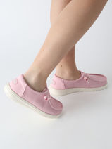 Moccasins Wendy Stretch Sox Hey dude Beige women 41878-vue-porte