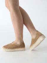 Moccasins Ilse jacobsen Beige women TULI3373-vue-porte