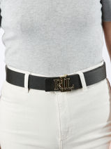 Ceinture Elmswood Lauren ralph lauren Noir elmswood 12912040-vue-porte