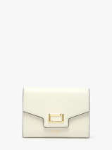 Wallet Angele Leather Lancel White angele A13161