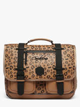 Vintage North Satchel Cameleon Brown vintage north CA38