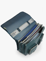 Vintage North Satchel Cameleon Blue vintage north CA41-vue-porte