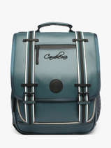 Sac  Dos Vintage North 2 Compartiments Cameleon Bleu vintage north SD39