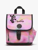 Sac  Dos 1 Compartiment Cameleon Rose vintage fantasy SD30