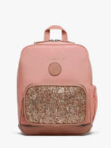 Sac � Dos 2 Compartiments Cameleon Rose vintage fantasy SD33