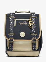 2-compartment Vintage Fantasy Backpack Cameleon Blue vintage fantasy SD39