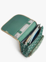 Sac � Dos Vintage Fantasy 2 Compartiments Cameleon Vert vintage fantasy SD39-vue-porte