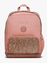 2-compartment Backpack Cameleon Pink vintage fantasy SO40