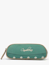 Trousse Enfant 2 Compartiments Cameleon Vert vintage fantasy TROU