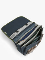 Satchel For Kids 3 Compartments Cameleon Gray vintage urban CA41-vue-porte