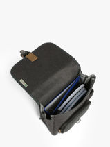 1 Compartment Backpack Cameleon Gray vintage urban SD30-vue-porte