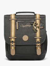 2-compartment Backpack Cameleon Gray vintage urban SD39