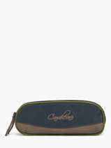 Trousse Enfant 2 Compartiments Cameleon Bleu vintage urban VIB-TROU