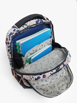 Sac � Dos 2 Compartiments Cameleon Bleu actual SD39-vue-porte