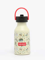 Drinking Bottle Hello hossy Green cool kids 350M