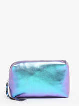 Pouch Scarabee Leather Paul marius Blue scarabee ADELESCA