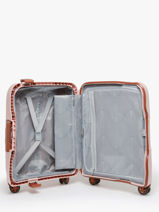 Cabin Luggage Delsey Pink moncey 3844803E-vue-porte