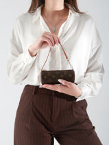 Preloved Louis Vuitton Baby Papillon Mini Bag Louis vuitton Brown second life 1306550-vue-porte