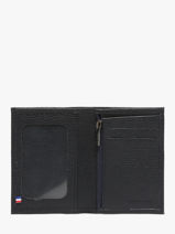 Portefeuille Porte-monnaie Madras Cuir Etrier Bleu madras EMAD941-vue-porte