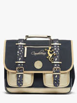 Satchel For Kids 2 Compartments Cameleon Blue vintage fantasy CA38