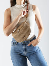 Belt Bag Miniprix Brown st tropez C1073-vue-porte