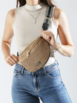 Sac Banane Miniprix Marron st tropez C1073-vue-porte