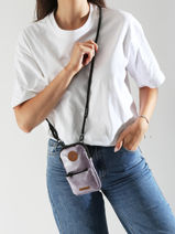 Phone Bag Cabaia Violet accessoire PHONEBAG-vue-porte