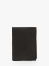 Leather Wallet Oil Etrier Black oil EOIL247