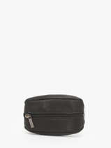 Leather Coin Purse Oil Etrier Black oil EOIL043