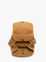 Medium Leather Le Gustave Folk Coin Purse Paul marius Brown folk GUSTMFOL-vue-porte