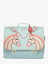 2-compartment It Bag Midi Satchel Jeune premier Blue daydream girls G