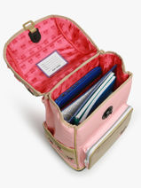 Ergomaxx Backpack 2-compartment Jeune premier Pink daydream girls G-vue-porte