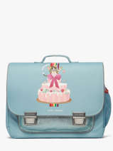 2-compartment Satchel Jeune premier Blue classics C