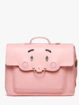 Cartable 2 Compartiments Jeune premier Rose daydream girls G