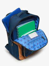 1 Compartment Backpack Jeune premier Brown daydream boys B-vue-porte